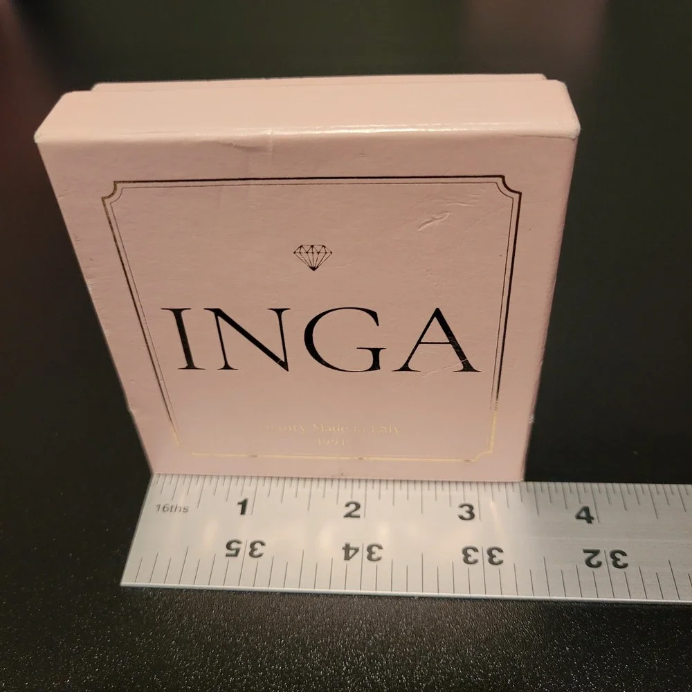 Inga Italy Small Jewelry Gift Box, Pink Gold